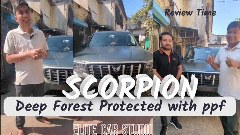 ScorpioN Deep Forest Protected With Mate PPF and Graphene Coating  With Proud Owner Of Testimonial In Thane Mira Road Mumbai