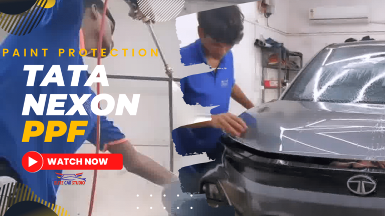 New Tata Nexon Grey Colour Car Paint Protected with PPF and Essential With Ceramic Coating