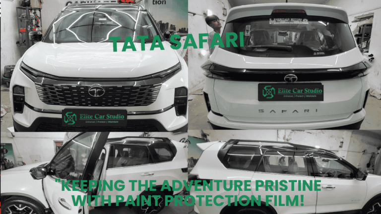 Tata Safari Gets Protected With PPF Self-Healing Away From Scratches |Garware Brand with Warrenty
